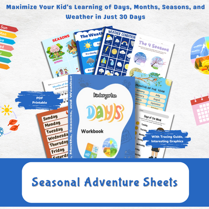 Seasonal Adventure Sheets