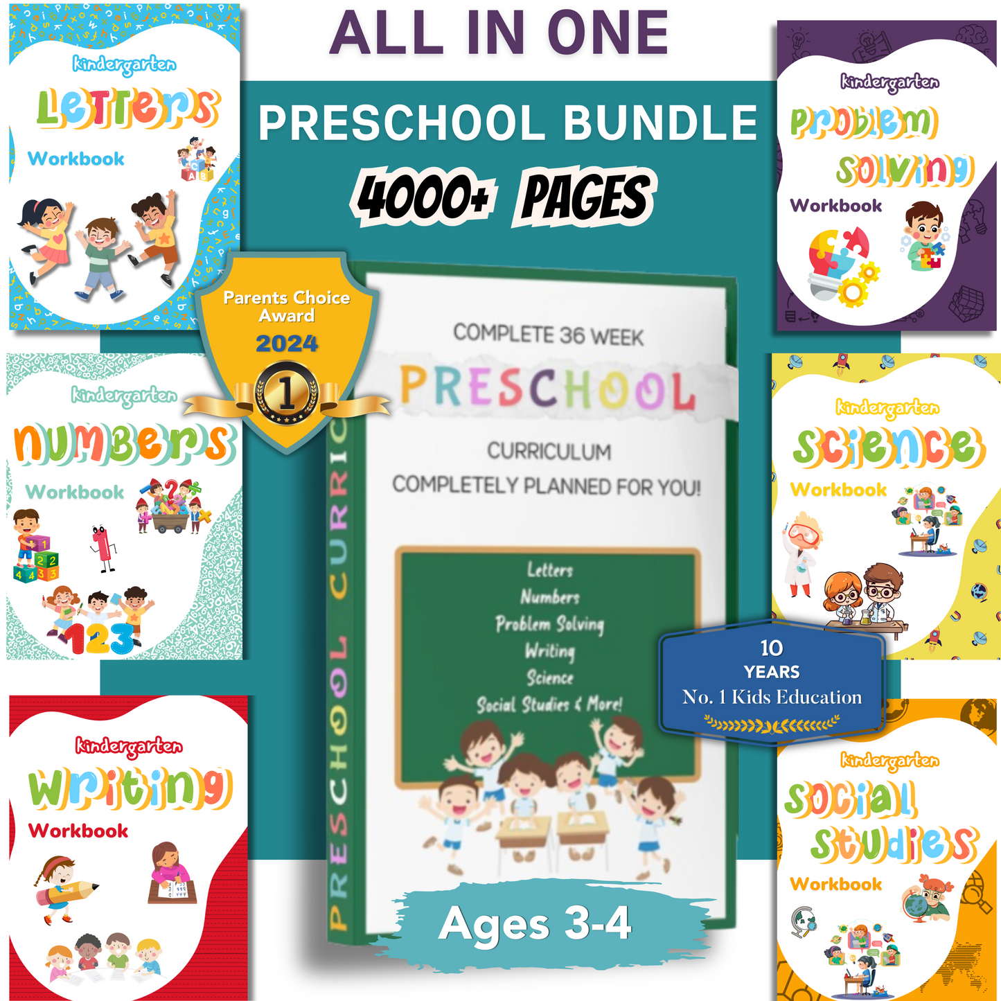 Ultimate PreSchoolBundle | 36 weeks Curriculum Premium!